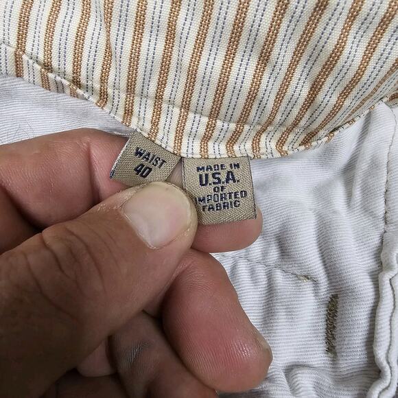 Bills Khakis Pants 40x34 Tan Chinos USA Made Preppy Workwear Classic Dadcore - Picture 6 of 13